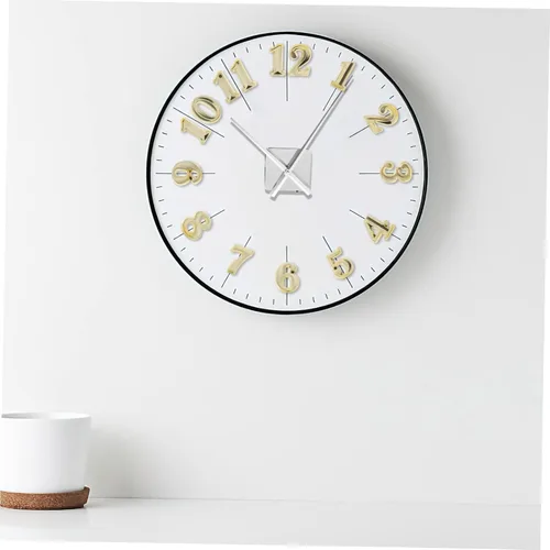 Vista 5 de 5 juegos de reloj de placa de número digital reloj de pared digital número romano pared números de cuarzo decorativo bricolaje decoración árabe