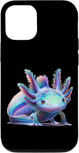 Vista 25 de Carcasa de arte de mundo submarino encantado para iPhone 11 Pro Max con diseño de ajolote mágico