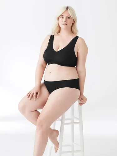 Vista 4 de True & Co Sujetador True Body Lift con cuello en V para mujer