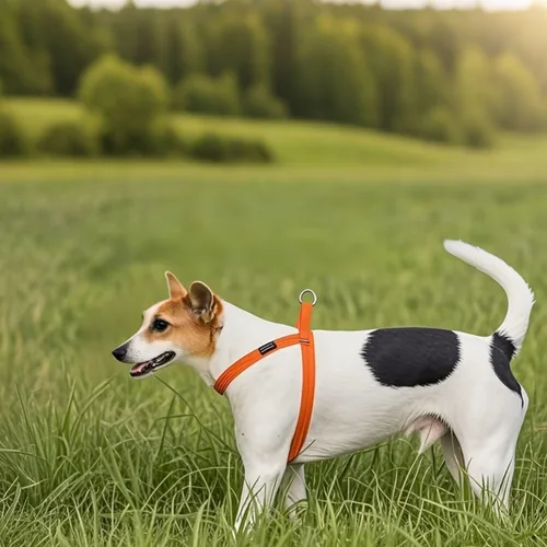 Vista 6 de Arnés para perro sin tirones, arnés para mascotas grueso y ajustable, chaleco de pecho a prueba de escape, arnés resistente para caminar para perro