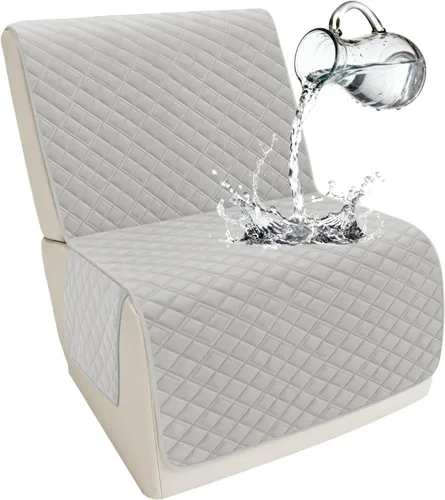 Vista 43 de Arfntevss Fundas para sofá seccional reclinable para sofá seccional en forma de L, funda antideslizante lavable para sofá reclinable con forma de L