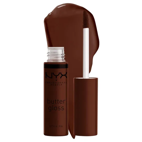 Vista 20 de NYX MAQUILLAJE PROFESIONAL Brillo de mantequilla, brillo de labios no pegajoso, - Eclair (rosa)