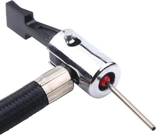 Vista 9 de Mini compresor de aire portátil, bomba de inflado de neumáticos eléctrica de 12 V, manómetro de presión de 300 PSI, para automóvil, bicicleta