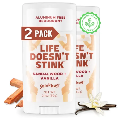 Vista 26 de Stinkbug Naturals - Desodorante orgánico sin aluminio con aceite de coco y aceites esenciales, sin parabenos, desodorante para piel sensible, 2.1