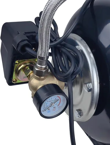 Vista 6 de Bomba de pozo poco profundo de 1.6 HP con tanque de presión, 898 GPH, 115 V, bomba de chorro de agua automática de acero inoxidable, bomba