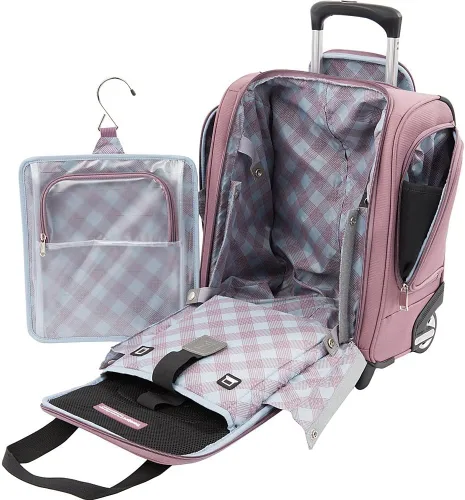 Vista 2 de Maleta de viaje compacta con 5 ruedas de Travelpro Maxlite, Azul celeste), 401177727