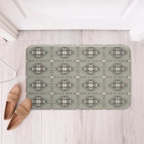 Vista 18 de Feelyou Aztec Bathroom Rugs Aztec Southwestern Printed Bath Mats for Bathroom Bohemian Bath Rugs for Shower Tub Cowboy Cowgirl Bathroom Accossories