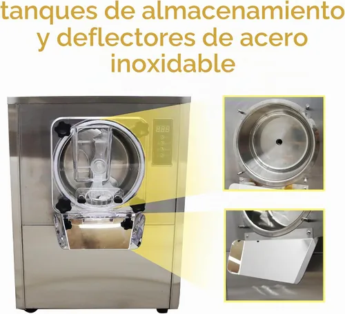Vista 4 de Rendimiento completamente automático comercial de escritorio de la máquina de helado duro alto
