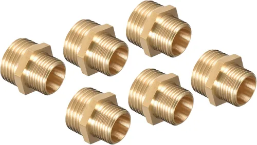 Vista 12 de M METERXITY Accesorio de tubería de rosca macho - Hex G1/2 x G3/4 Macho Rosca Tubería Adaptador, Acoplador Rápido, Aplicar a Tubo de Aire, Compresor