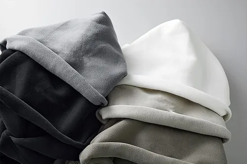 Vista 5 de Sudadera con capucha unisex básica suelta de manga larga con bolsillo y hombros caídos