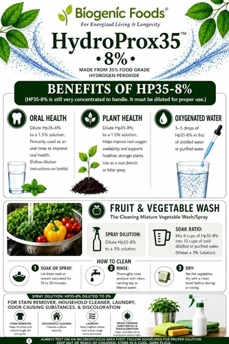 Vista 5 de HydroProx35 - Peróxido de hidrógeno puro de grado alimenticio al 8%
