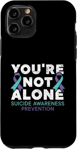 Vista 28 de Funda de concienciación para la prevención del suicidio de la depresión para iPhone 11 You're Not Alone