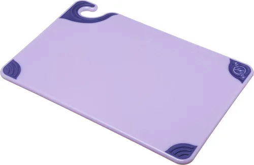 Vista 10 de San Jamar Saf-T-Grip Co-Polymer colección de tabla de cortar, Azul, 1