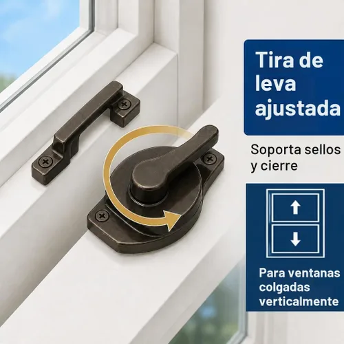 Vista 7 de Prime-Line Products, F 2588, traba de seguridad para ventana con guardián., F 2763 Bronce