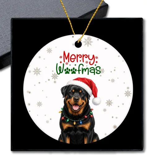 Vista 22 de Shiba Inu Gifts - Adornos navideños de cerámica para árbol y auto