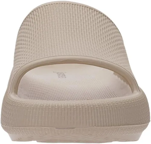 Vista 5 de Joomra - Sandalias acolchadas tipo pantuflas para mujeres y hombres, antideslizantes, de secado rápido, sandalias para baño, con suela gruesa