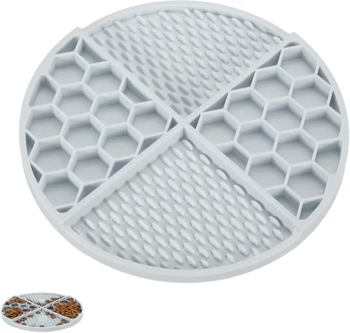 Vista 15 de Cuencos para perros de alimentación lenta, cuenco de comida para perros de comedor lento, amarillo y diámetro: 6.3 pulgadas, diseñado para perros