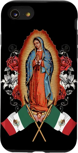 Vista 17 de Funda para iPhone 12 mini Nuestra Señora Virgen De Guadalupe Virgen María Mexicana