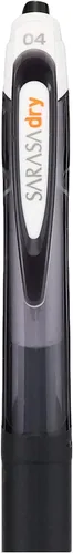 Vista 6 de Zebra Sarasa Dry B-JJS31-BK - Bolígrafo de gel, 0.4, negro, 10 piezas