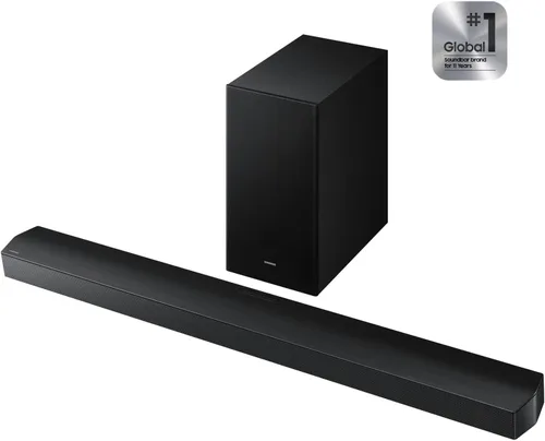 Vista 8 de Samsung Barra de sonido de la serie B, subwoofer HW-B650F de 3.1 canales, con subwoofer inalámbrico, Dolby Audio/DTS Virtual:X, Q-Symphony, HDMI ARC