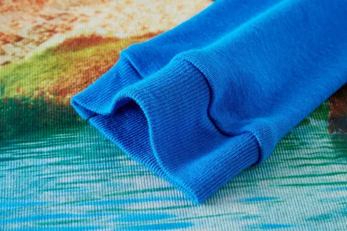 Vista 8 de Pijamas para niños, dinosaurio, cohete, espacio, 4 piezas, pijamas de manga larga, conjuntos de ropa de dormir de 2 a 12 años