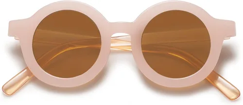 Vista 16 de SOJOS - Lentes de sol redondos polarizados para niños y niñas, protección ultravioleta 400 (UV400), lentes de sol para las vacaciones en la playa