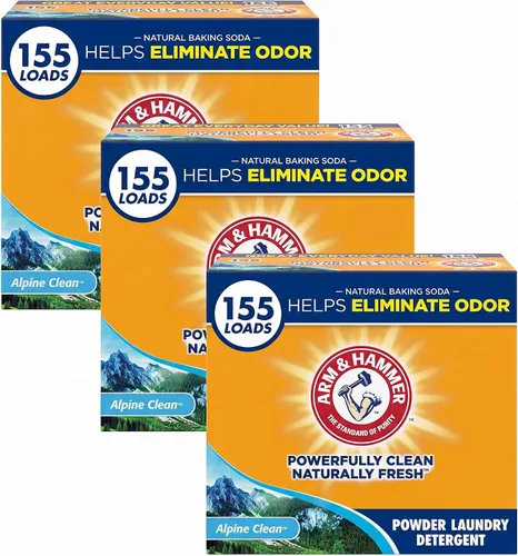 Vista 10 de ARM & HAMMER Detergente para ropa en polvo, Alpine Clean, 9.56 libras, 155 cargas