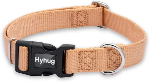 Vista 12 de Hyhug Pets - Collar clásico para perros de la colección regular de color sólido (S, negro)