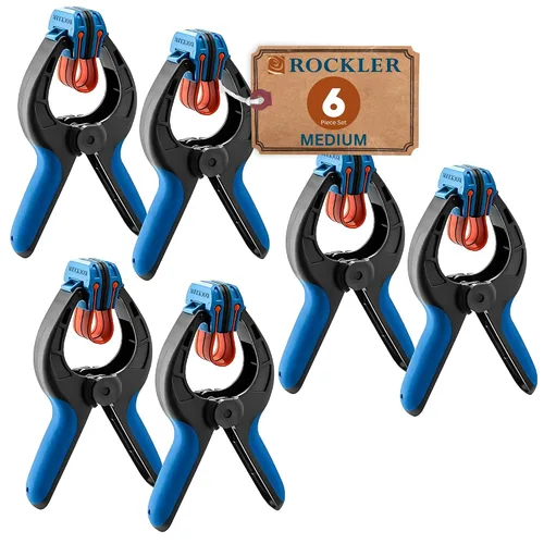 Vista 10 de Rockler abrazadera tamaño medio, 1 par