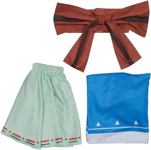 Vista 7 de Breath Wild Link Kimono Cosplay Vestido Mujer Link Botw Cosplay Disfraz Anime Lolita Kimono Vestido para Mujer Adulto