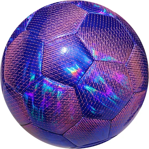 Vista 8 de EVZOM Balón de fútbol sala, pelota de fútbol sala, talla 4 para entrenamiento en interiores de adultos (morado)