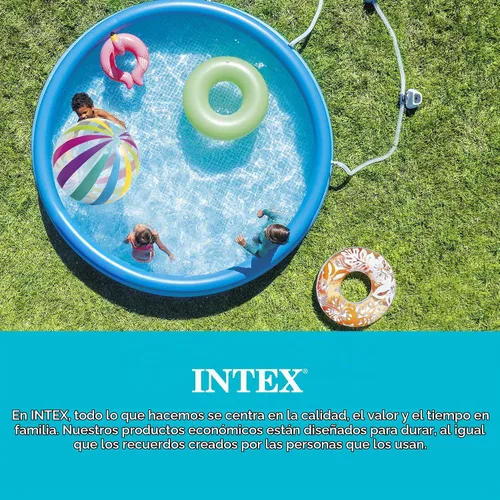 Vista 6 de Intex Cubierta solar para piscinas de 9.5 pies de diámetro de fácil colocación y estructura