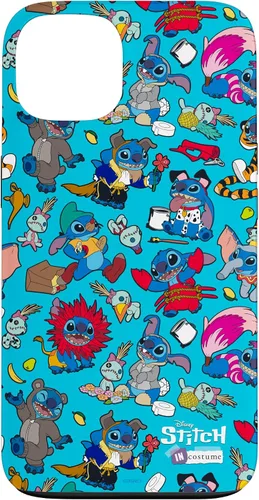 Vista 7 de iPhone 16 Disney 100 Stitch in Costume Disney Characters and Scrump Case