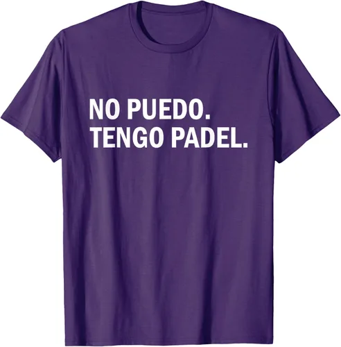 Vista 75 de Camiseta de jugador divertido No Puedo Tengo Padel Hobby