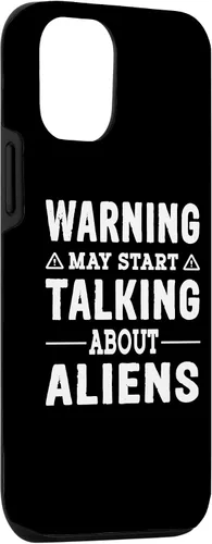 Vista 3 de iPhone 14 Warning may start talking about Aliens Case
