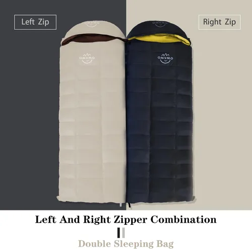 Vista 5 de 0 20 Degrees F Down Sleeping Bag for Adults,4 Season Rectangle Down Sleeping Bag for Camping Hiking