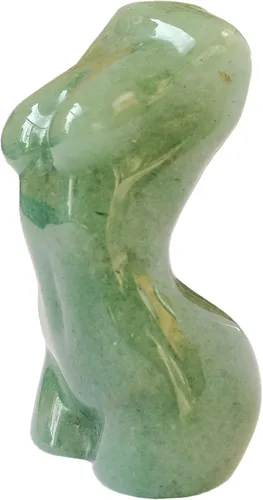 Vista 10 de Escultura de figura de cristal curativo de piedra de sangre africana, escultura de 2 pulgadas de tallado de piedra de palma de bolsillo
