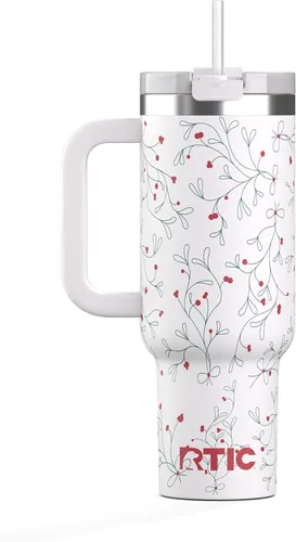 Vista 28 de RTIC Vaso Tumbler de Viaje por Carretera de 30 oz con Doble Pared Revestido de Cerámica Aislado Taza Portátil de Café de Viaje de Acero Inoxidable