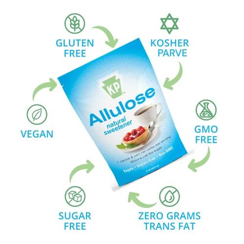 Vista 2 de Keystone Pantry - Edulcorante de alulosa, sustitutos de azúcar bajos en calorías y bajos en carbohidratos, sustituto natural del azúcar de alulosa