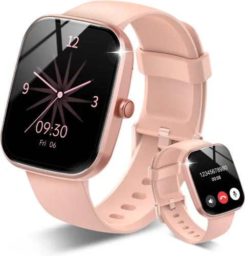 Vista 8 de Csasan Reloj inteligente para hombres y mujeres (respuesta/hacer llamadas), pantalla HD de 1.91 pulgadas, monitor de frecuencia cardíaca, Negro