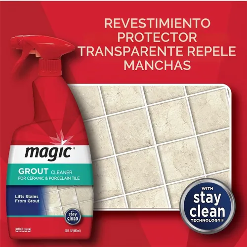 Vista 2 de Magic 3052 Limpiador de lechada de 30 onzas con tecnología Stay Clean
