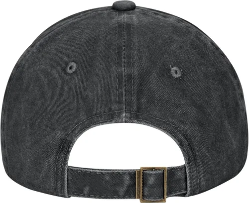 Vista 3 de Gorra de béisbol ajustable de algodón lavado de moda para hombres y mujeres