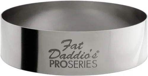 Vista 12 de Fat Daddio's Anillo redondo de acero inoxidable para pasteles y pastelería, 4 x 3 pulgadas