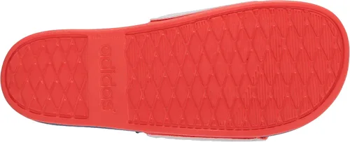 Vista 4 de adidas - Sandalia Adilette cómoda para hombres., BlancoTeam Royal BlueSolar Red, 5