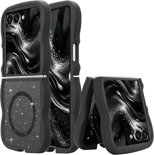 Vista 13 de Pepmune for Samsung Galaxy S25 Plus/S24 Plus Case Wave Frame, Desert Gold Dorado Desierto