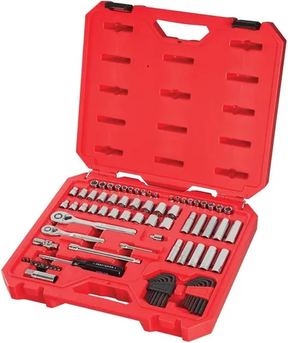 Vista 2 de CRAFTSMAN CMMT12021 - Juego de herramientas mecánicas, SAE/métrico, guía de 0.6 cm, 83 piezas