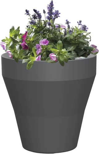 Vista 13 de Crescent Garden Rim TruDrop - Maceta de riego automático, 18 pulgadas (blanco alpino)