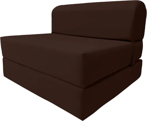 Vista 21 de D&D Futon Furniture. Silla plegable de espuma, sofá de estudio, colchón de espuma plegable para invitados (6 x 24 x 70 pulgadas, negro)
