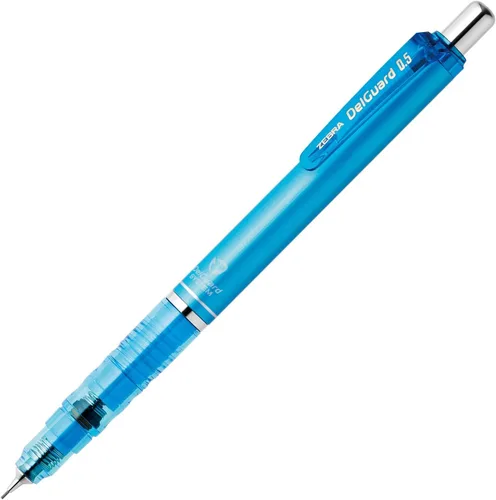 Vista 6 de Zebra DelGuard Portaminas de 0.5 mm con mina de plomo, cuerpo rosa (P-MA85-P)