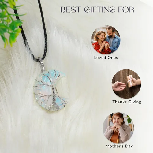 Vista 17 de Crystal Necklace, Crystals, Crystal Gifts, Gemstones, Crystal Pendant, Spiritual Gifts